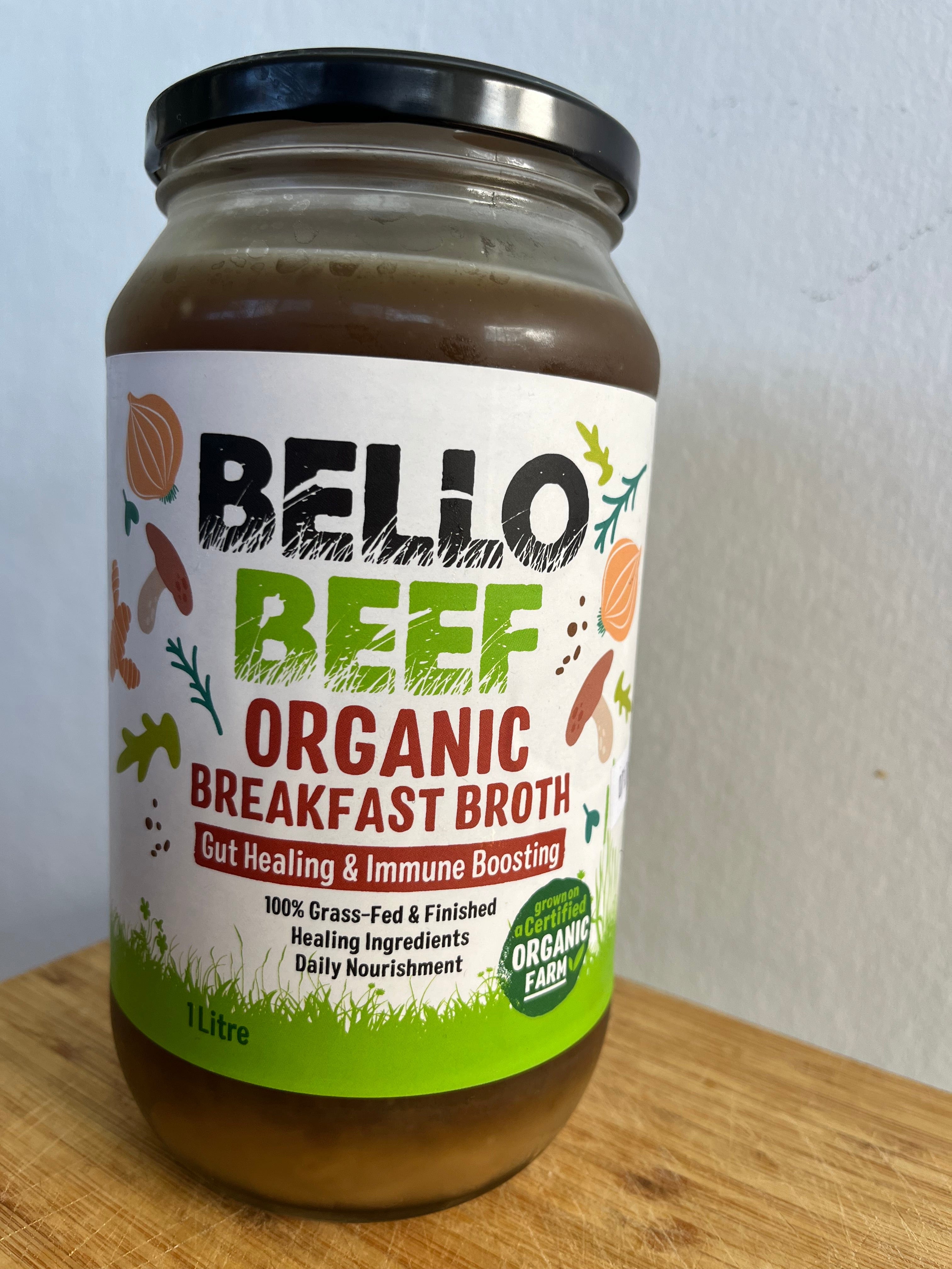 Bello Beef Organic Breakfast Bone Broth 1L