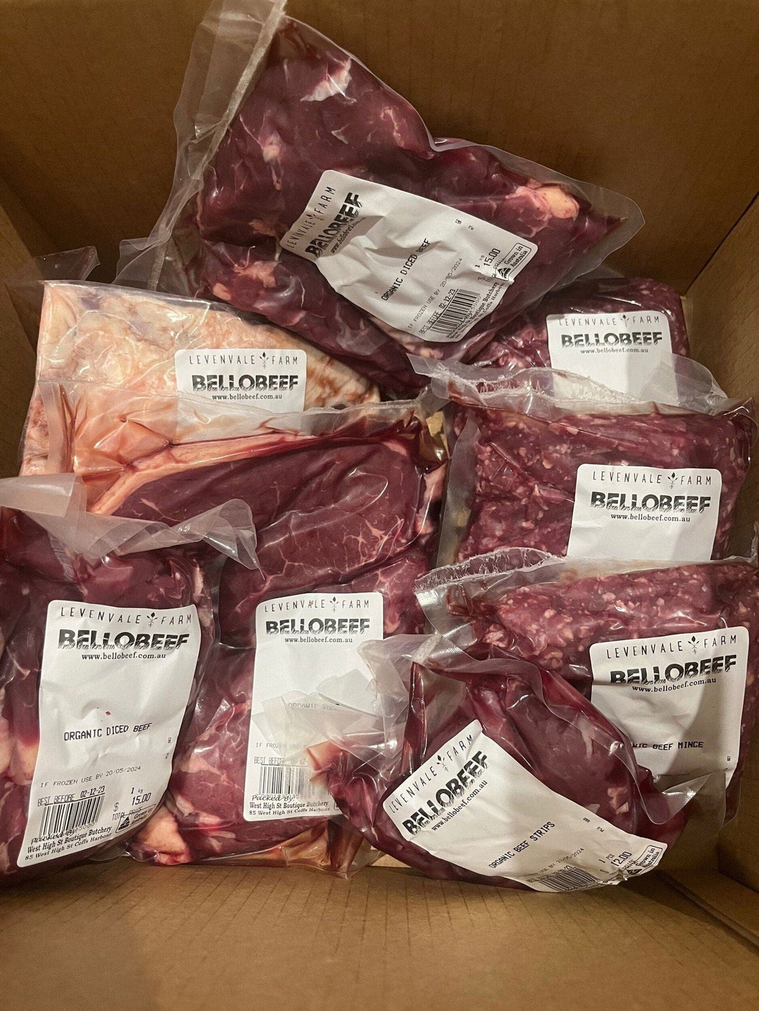 &quot;BASICS&quot; Bello Beef Box 5kg-Levenvale Farm