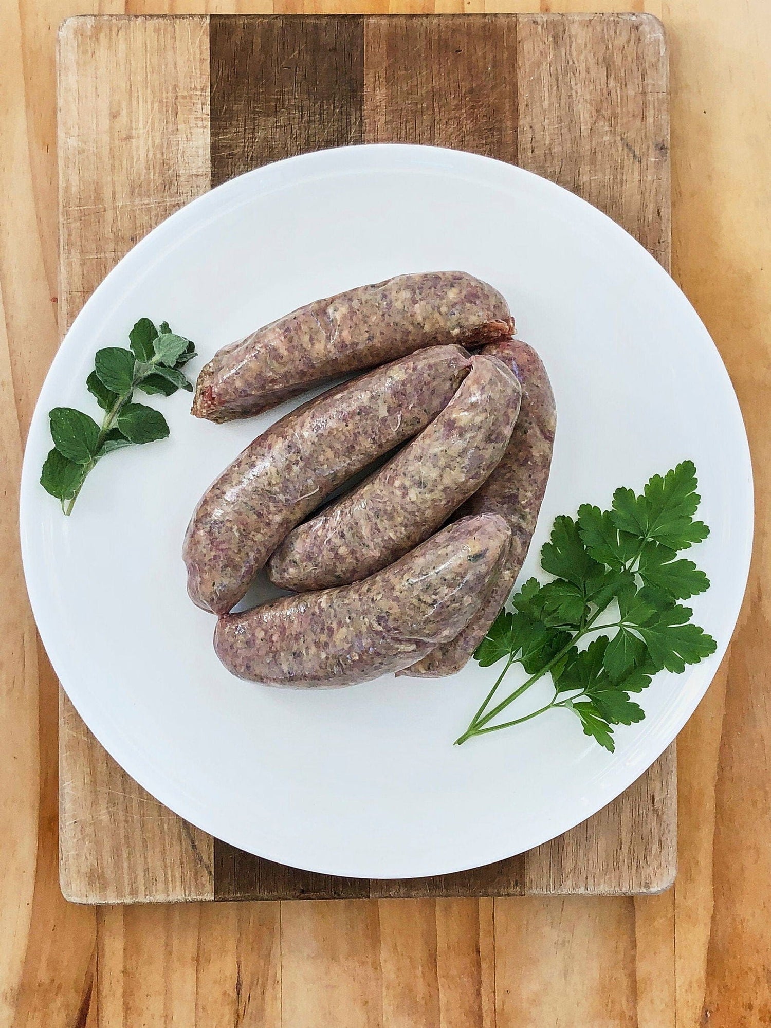 Organic Beef Sausages (Argentine)-Levenvale Farm