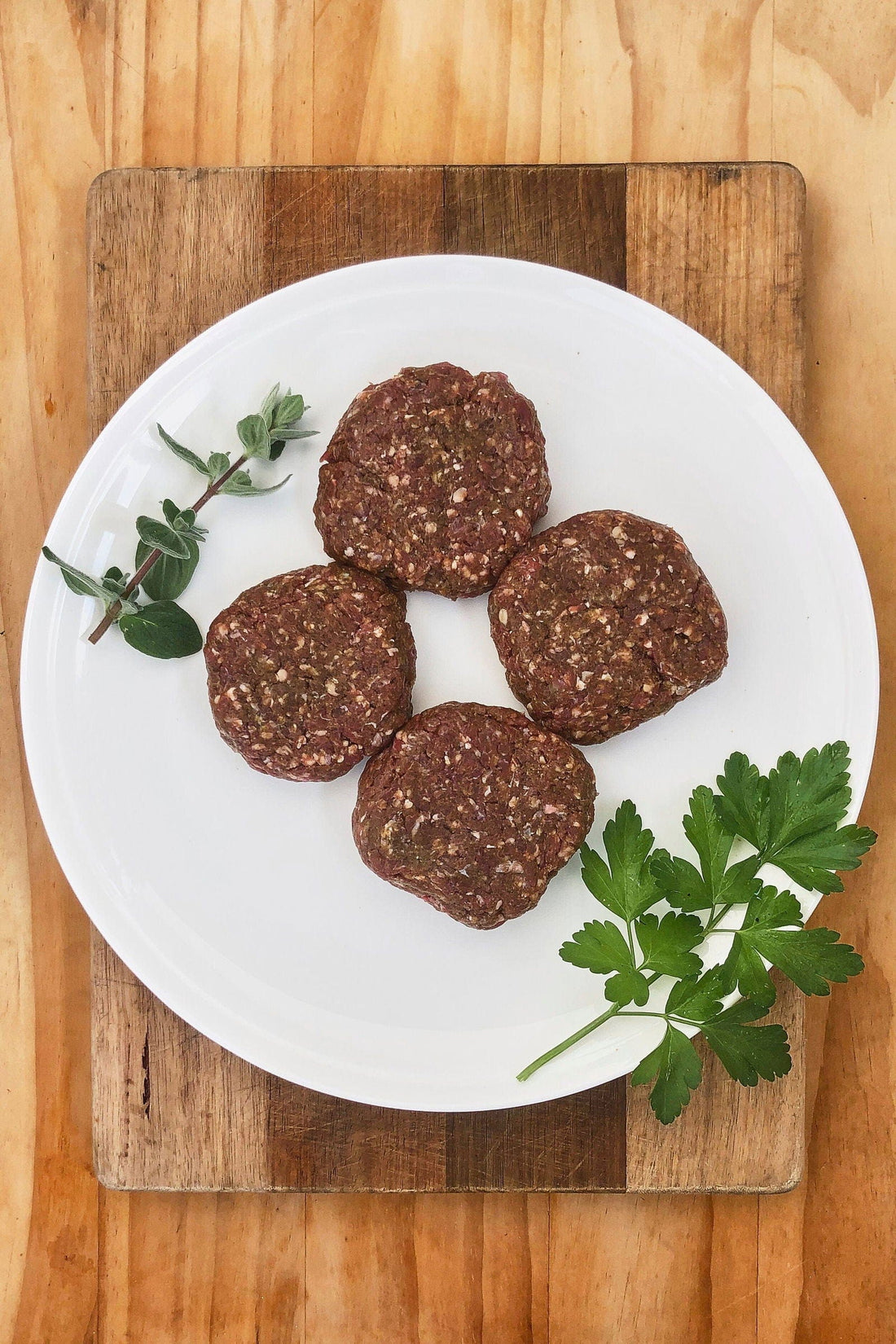 Organic Burger Patties - Moroccan-Levenvale Farm