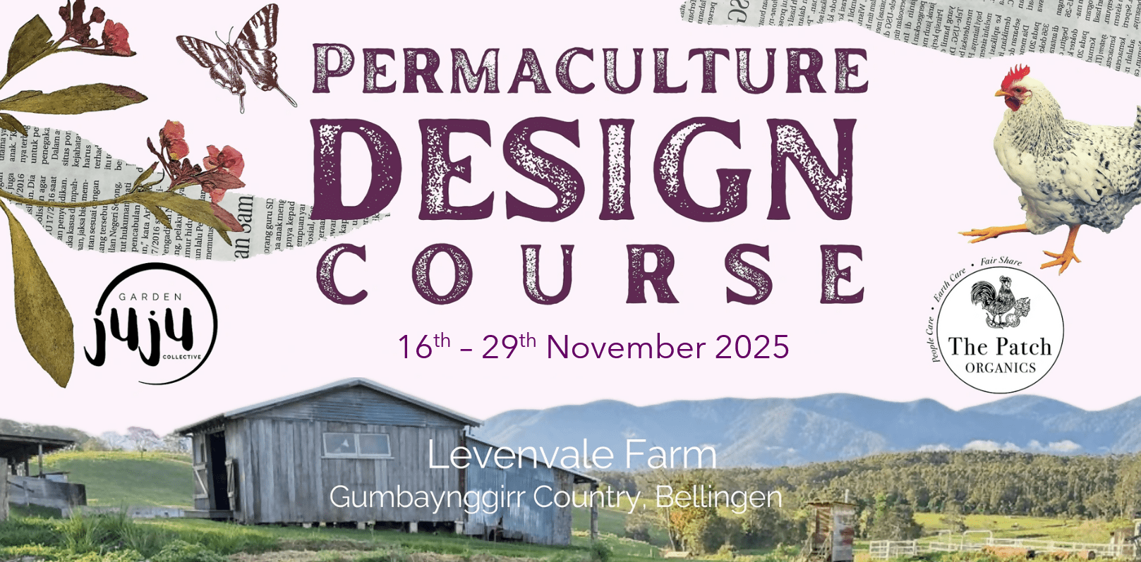 Permaculture Design Course Bellingen-Levenvale Farm