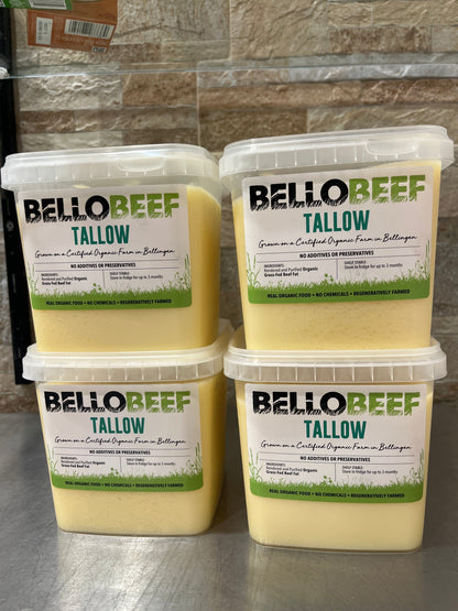 Bello Beef 4 x 1L Organic Tallow