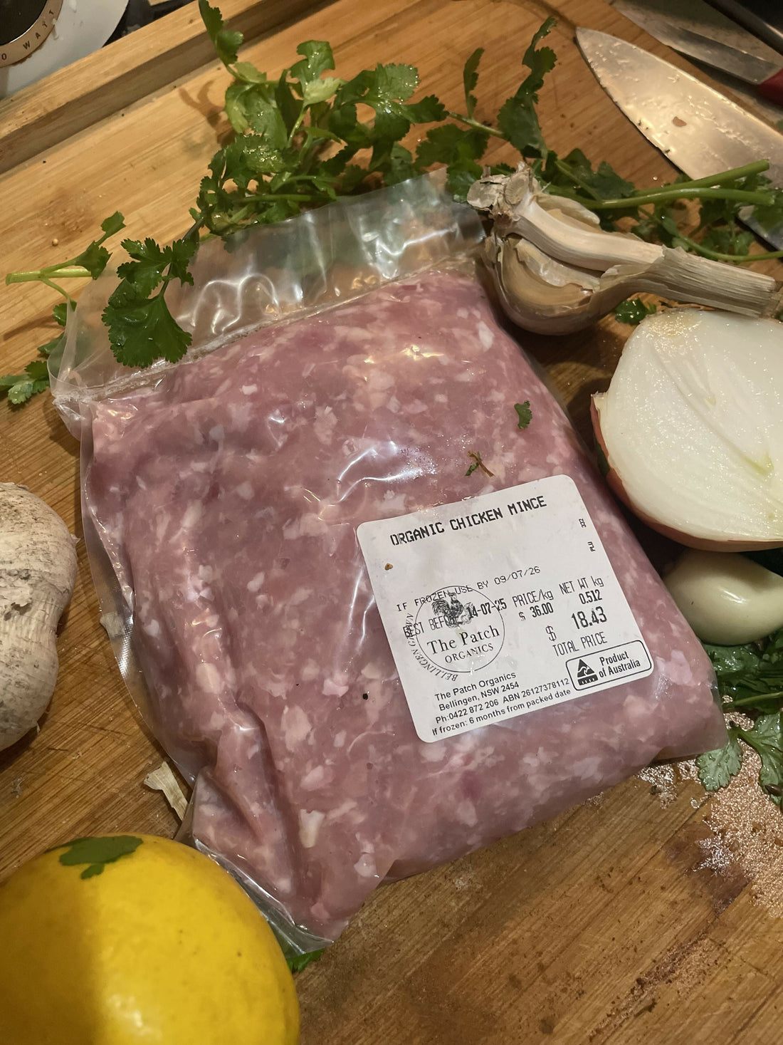 The Patch Organics Chicken Organic Chicken Mince - Full Flavour